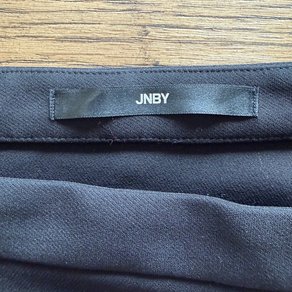 NWT JNBY Small Assymetrical Hem Stretch Artsy Ruffled Midi Black Skirt - Picture 9 of 14